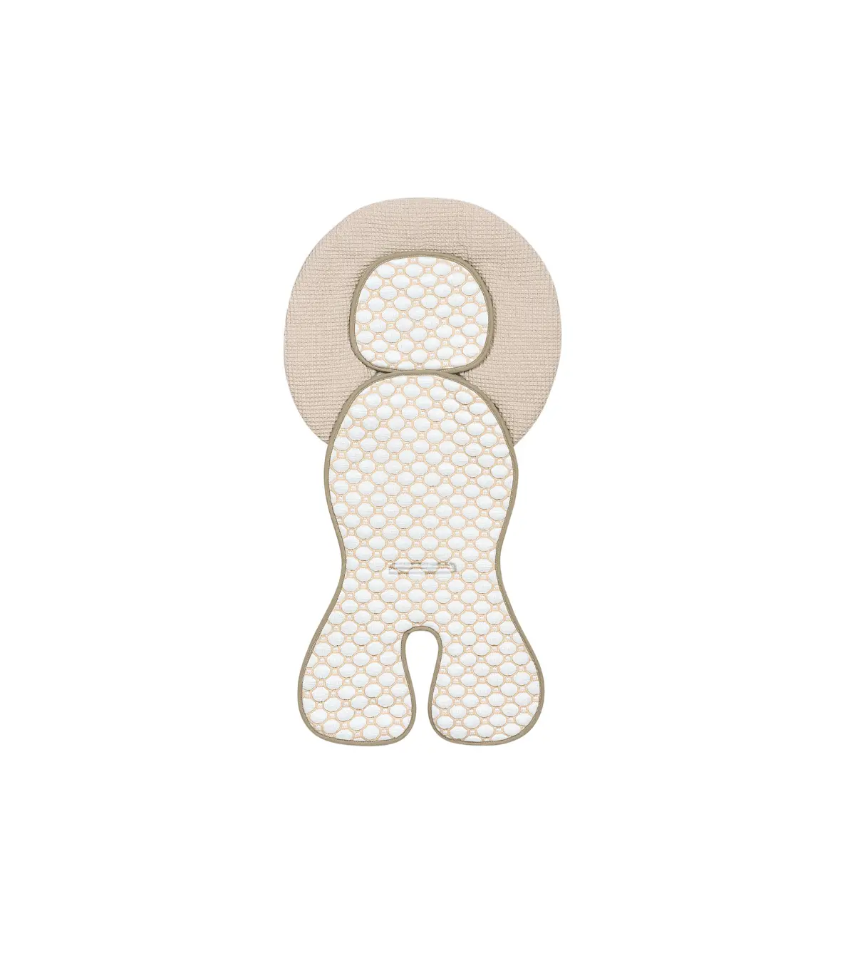 B-Ware Odenwälder Babyschalenauflage Sitzauflage Iceberg 4 D Gewebe Sand Universal Kühl - 4005226235034