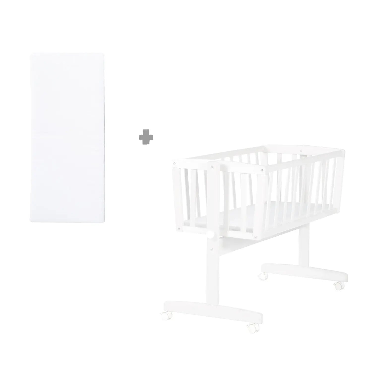 B-Ware Roba Stubenbett 4in1 Dream Big Babybett Kinderbett Bett Bettchen Mdf Weiß - 4005317335667
