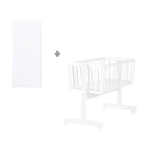 B-Ware Roba Stubenbett 4in1 Dream Big Babybett Kinderbett Bett Bettchen Mdf Weiß
