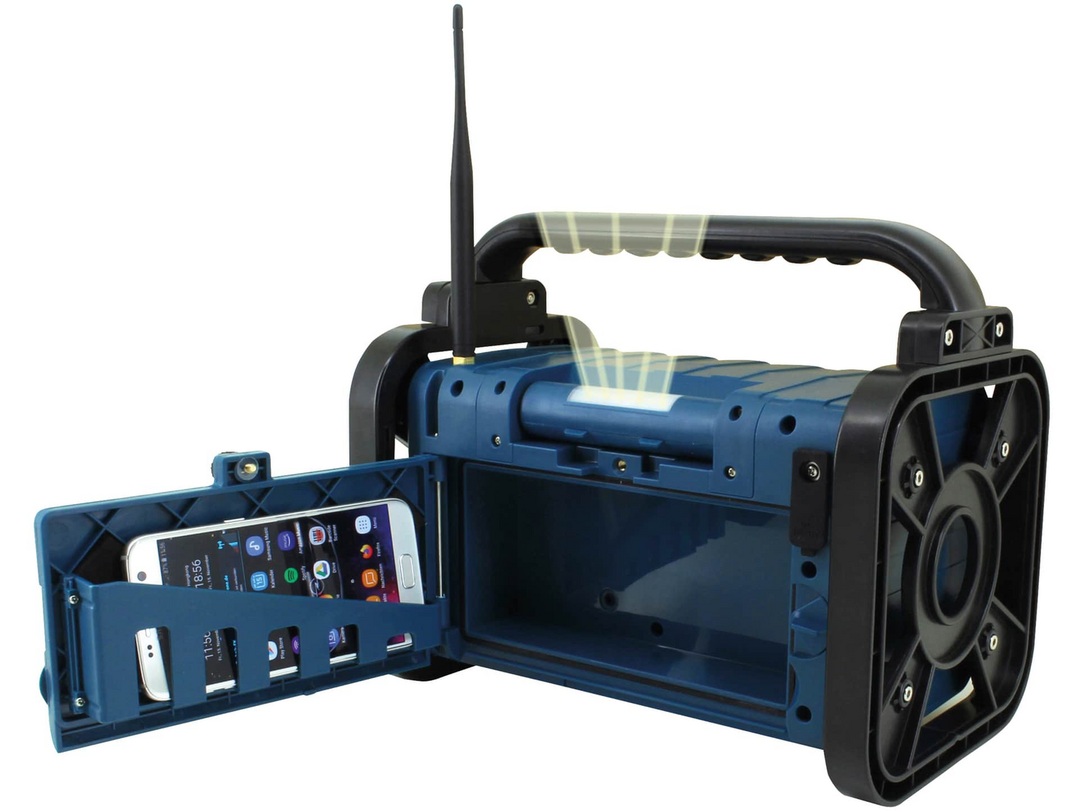 Soundmaster Dab+/Ukw Akku Radio Empfänger Dab85 Bl Radio Blau/Schwarz  B-Ware - 4005425012122