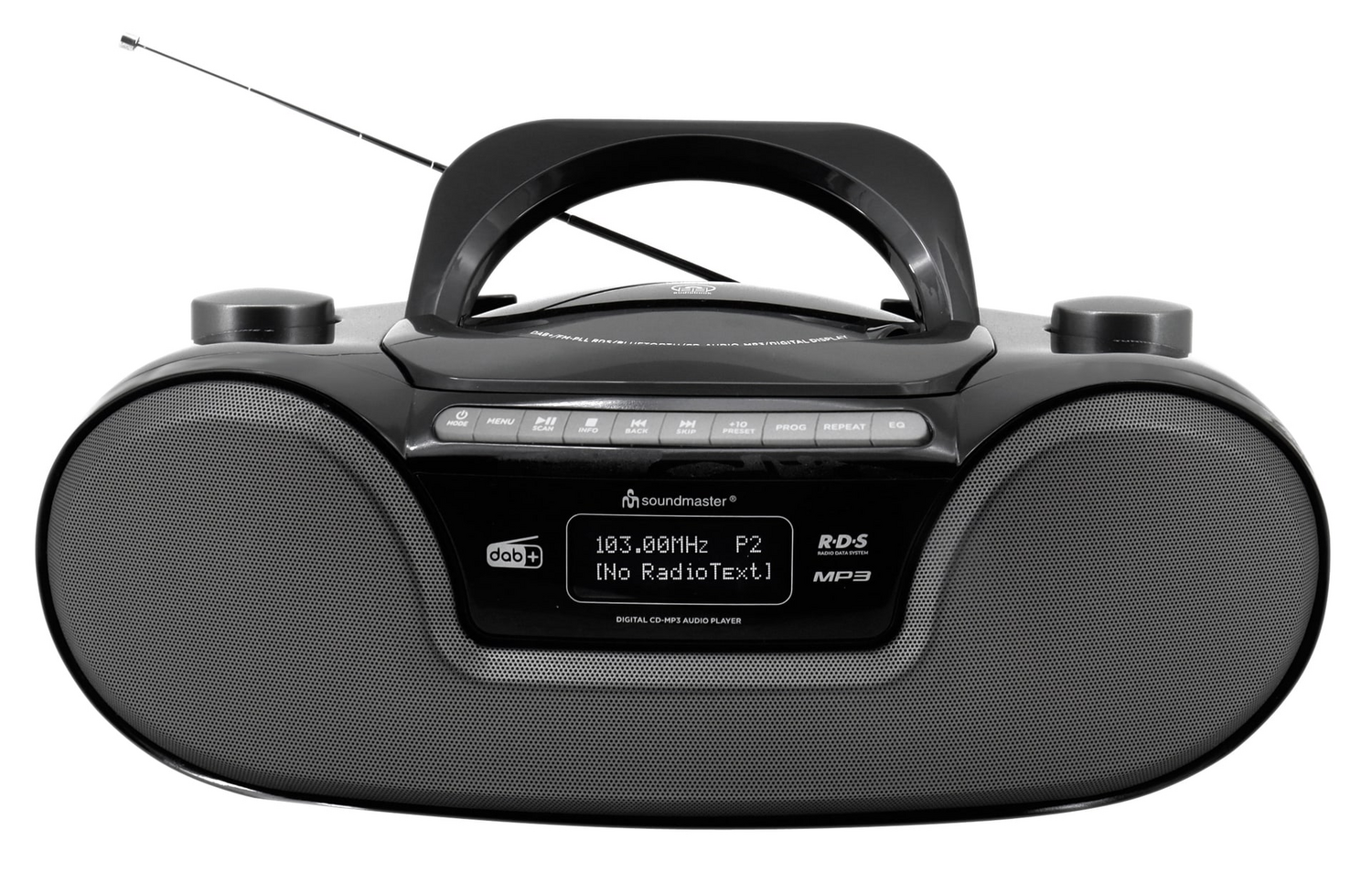 Soundmaster Boombox Musikbox Bluetooth Cd Dab+ Ukw Radio Weiß Tragbar B-Ware - 4005425012351