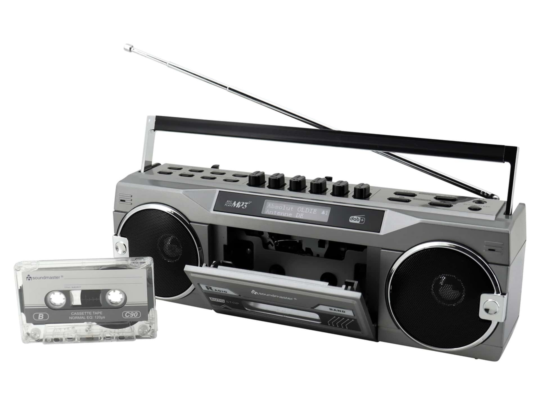 Soundmaster Dab+/Fm Radiokassettenrekorder Radio Srr80 Ti Usb Sd Bt Retro B-Ware - 4005425012788
