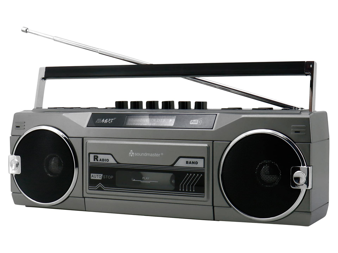 Soundmaster Dab+/Fm Radiokassettenrekorder Radio Srr80 Ti Usb Sd Bt Retro B-Ware - 4005425012788