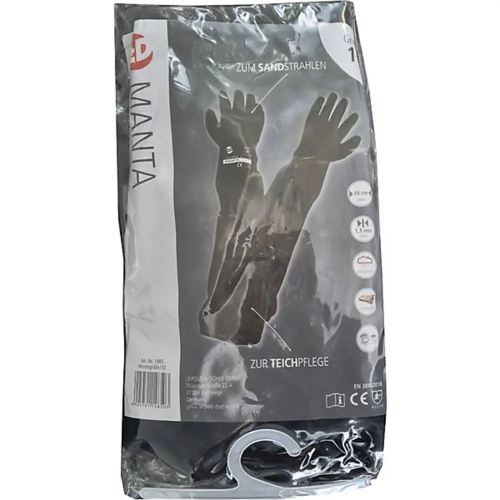 B-Ware Leipold Doehle Handschuh Schutzhandschuh Sandstrahlen Pvc Größe 8 Schwarz 2 Paar - 4005781148589