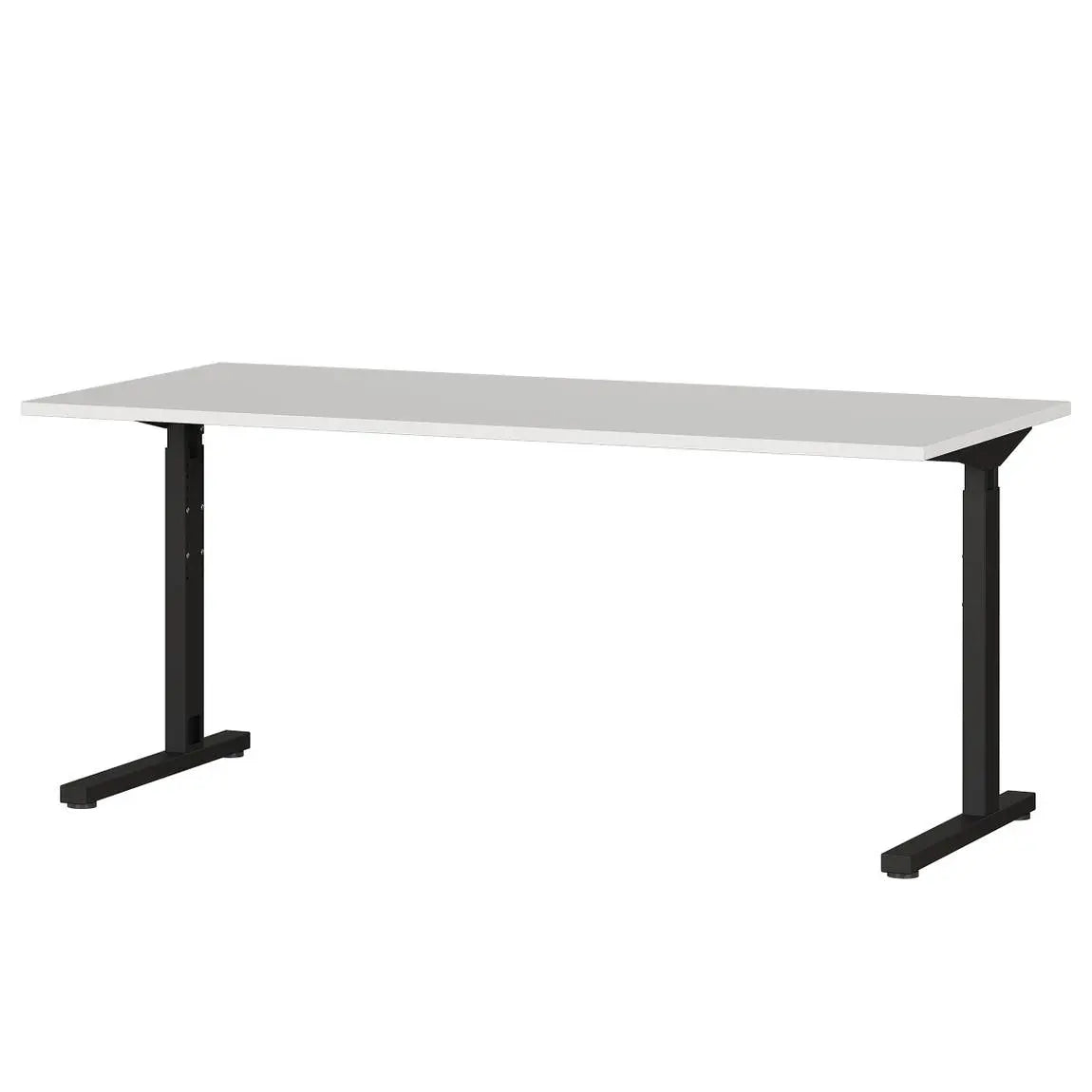 B-Ware Germania Verstellbarer Schreibtisch Lichtgrau Schwarz Höhenverstellbar - 4005949425224