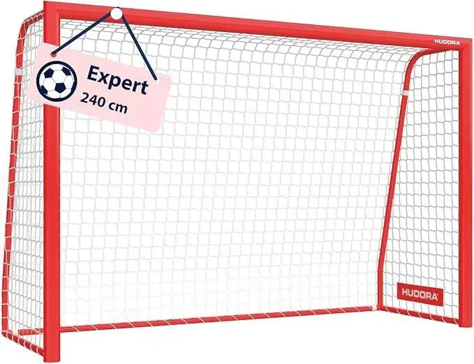 Hudora Outdoor Fußballtor Tor Fußballtor Für Kinder Und Erwachsene 240cm Rot B-Ware