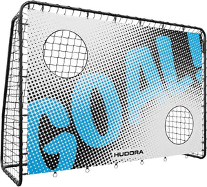 B-Ware Hudora Fußballtor Torwand Trainer Goal Fußballnetz Familie Outdoor Spiel10