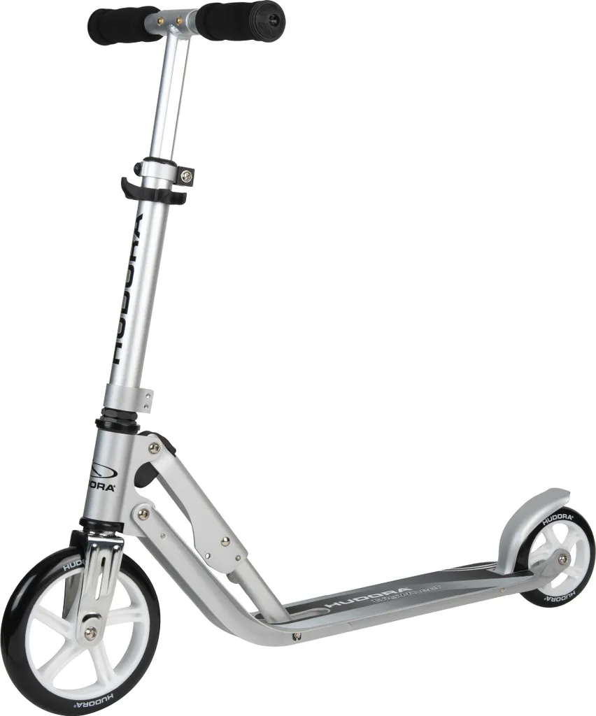 B-Ware Hudora Scooter Roller Cityrolller Tretroller Silber Klappbar Höhenverstellbar440