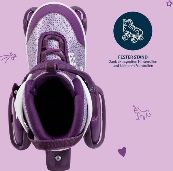 HUDORA Rollschuh Kinderrollschuh Quad Skates My First Quad Lavender Gr. 26-29 - 40059998220627