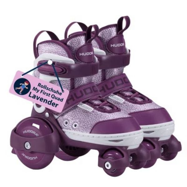 HUDORA Rollschuh Kinderrollschuh Quad Skates My First Quad Lavender Gr. 26-29 - 40059998220627