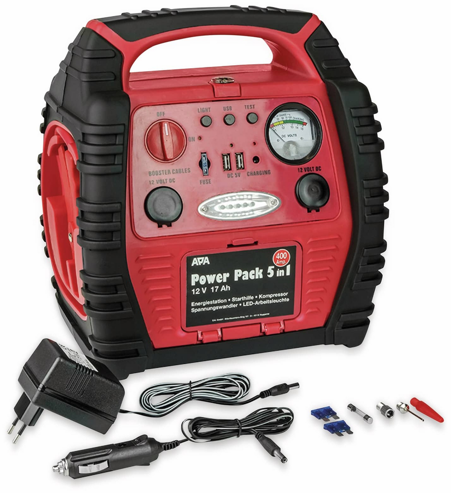Apa Starthilfegerät Powerpack Batteriestarter 5in1 Jump Auto Starter 16547 Nv  B-Ware - 4006132165477