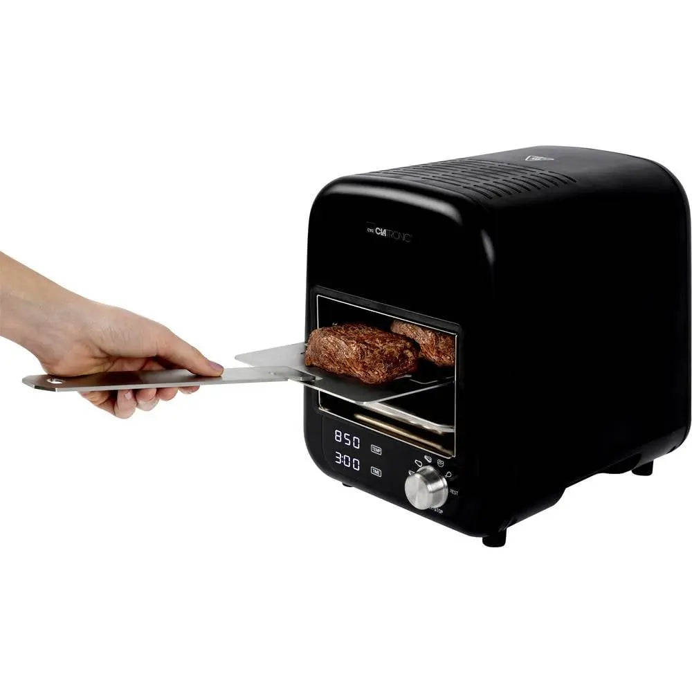 B-Ware Clatronic Grill Elektro Tischgrill Ebg 3760 Schwarz Steakgrill 1600 W 850 Grad - 4006160556544
