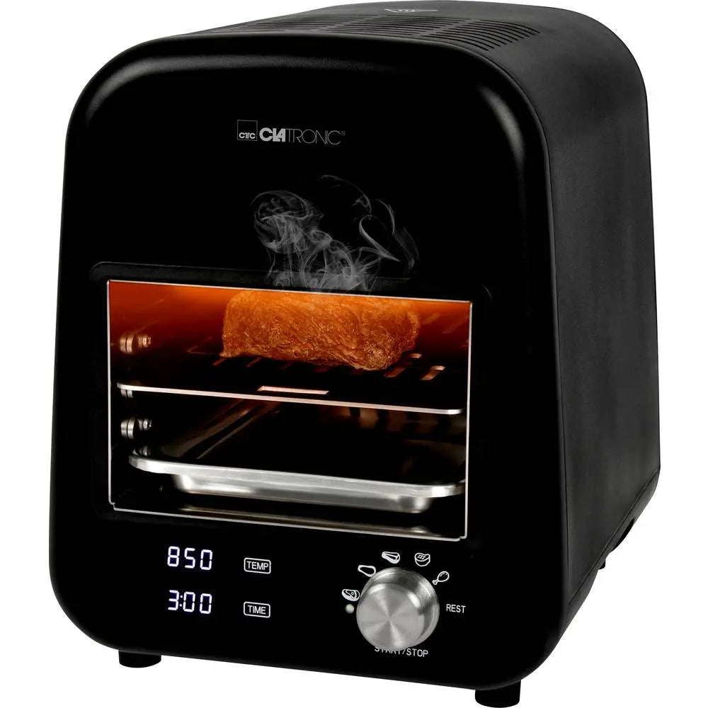 B-Ware Clatronic Grill Elektro Tischgrill Ebg 3760 Schwarz Steakgrill 1600 W 850 Grad - 4006160556544