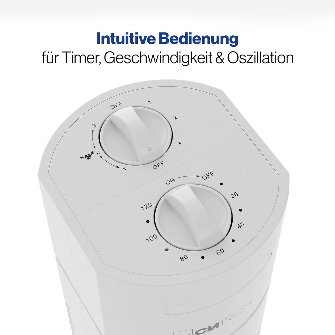 Clatronic Tower Ventilator Turmventilator Tvl 3770 Luftkühler Ventilator Weiß  B-Ware - 4006160639629