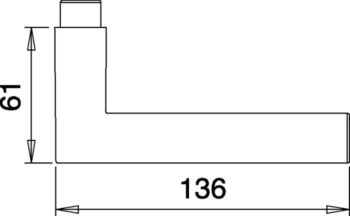 B-Ware Edi Türdrückerpaar Griff Set Edelstahl 168 Z F00 Links/Rechts Siehe Text - 4006632277779