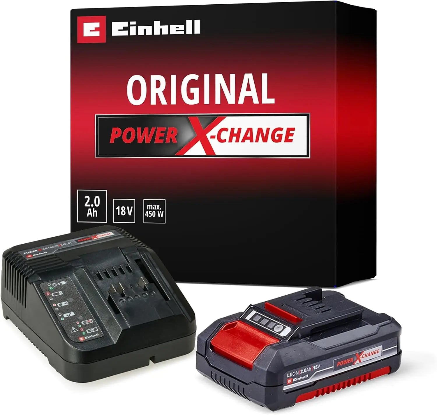 B-Ware Einhell Akku Ladegerät Starterkit Schnellladegerät Batterieladegerät Set Pxc 18 V - 4006825613681