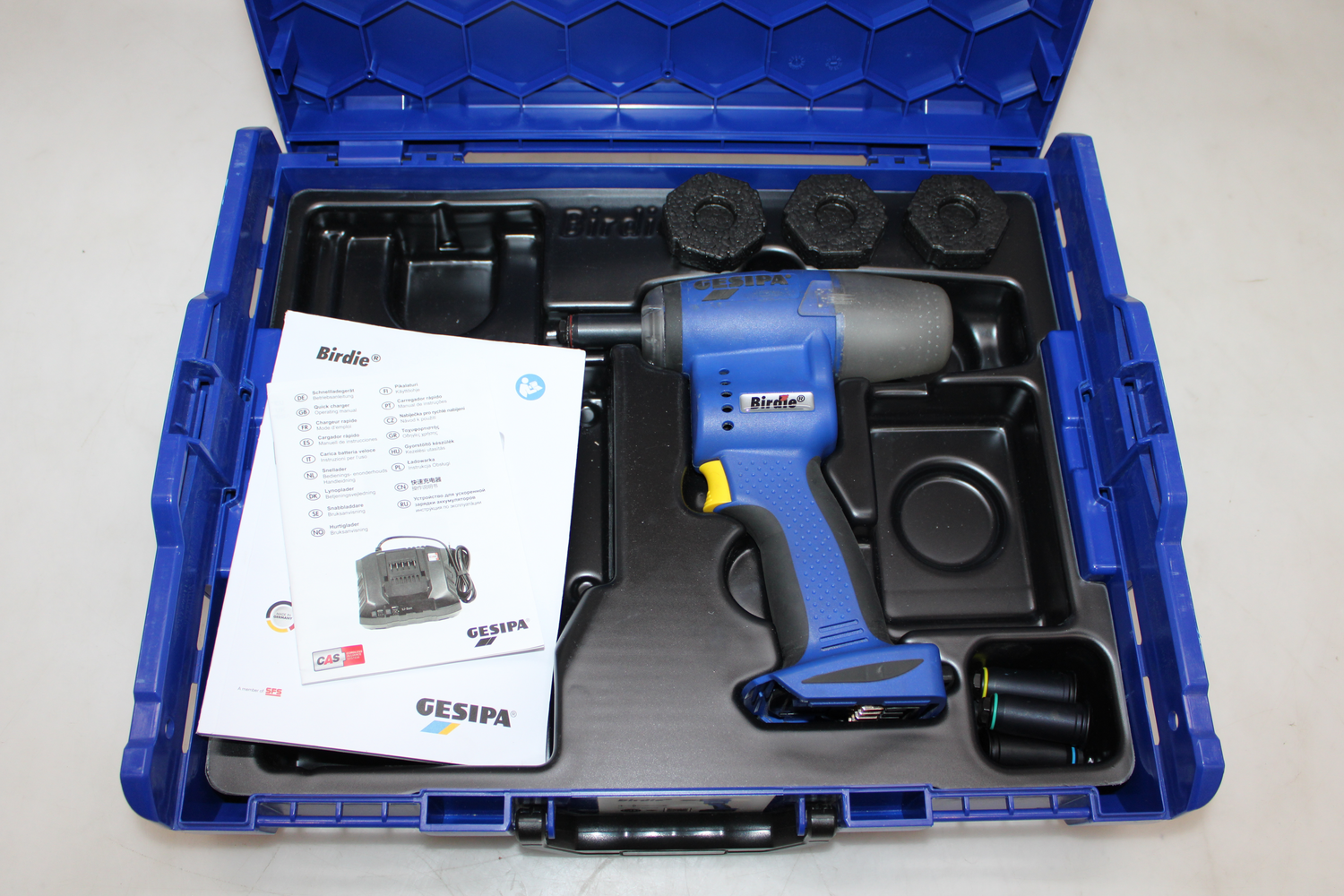 Gesipa Akku Blindnietgerät Nietzange Birdie Akku 2 Ah L Boxx Set Siehe Fotos B-Ware - 4007081111973