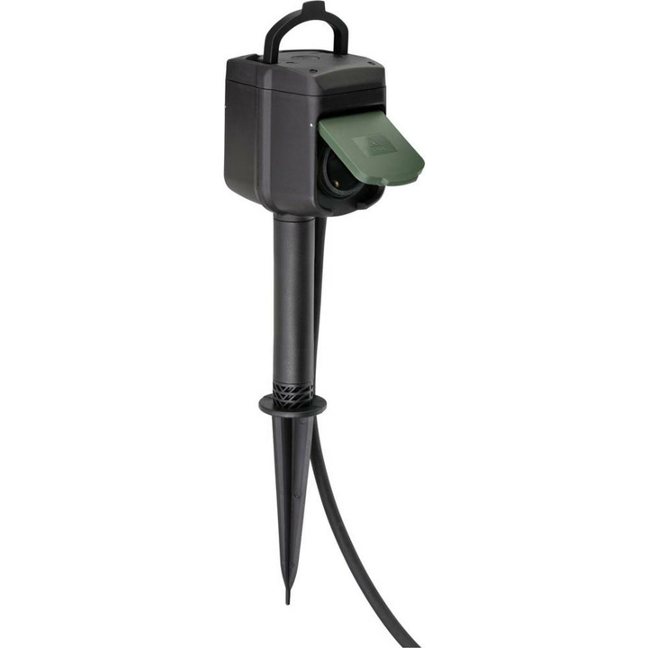 Brennenstuhl 1154540601 Gartensteckdose Wifi Steckdose 2fach M. Erdspieß Schwarz B-Ware - 4007123673520