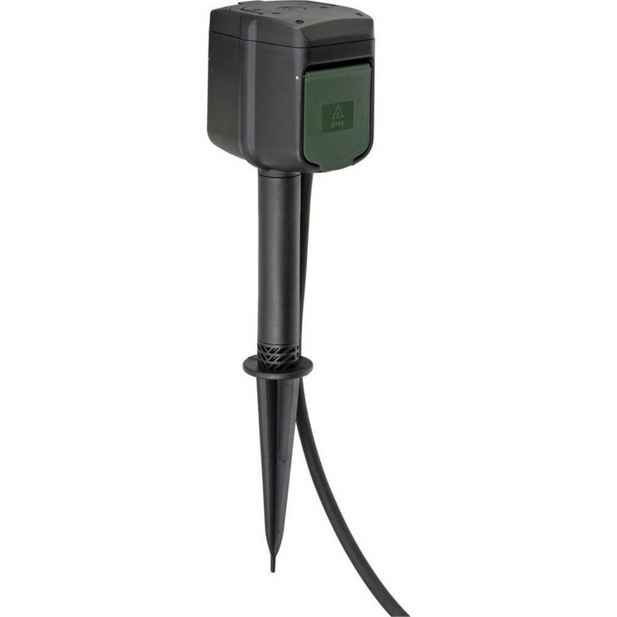 Brennenstuhl 1154540601 Gartensteckdose Wifi Steckdose 2fach M. Erdspieß Schwarz B-Ware - 4007123673520
