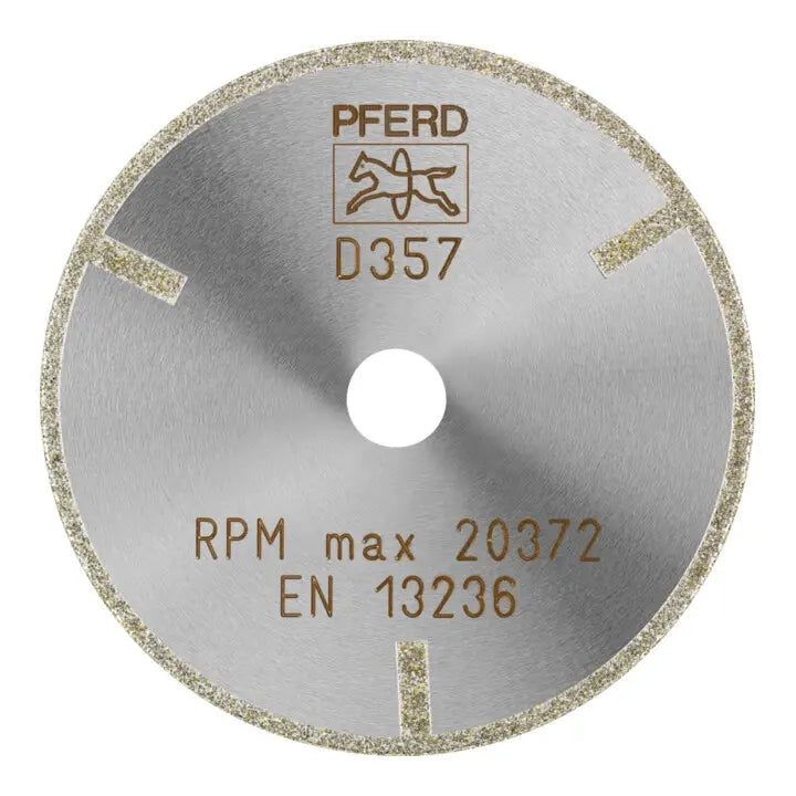 B-Ware Pferd Trennscheibe Schneidscheibe Diamant D1 A1 R 75 2 10 D357 Gfk Cfk Keramik - 4007220393420