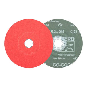 B-Ware Pferd Tools Fiberscheibe Combiclick Edelstahl Keramikkorn ø125mm Co Cool36