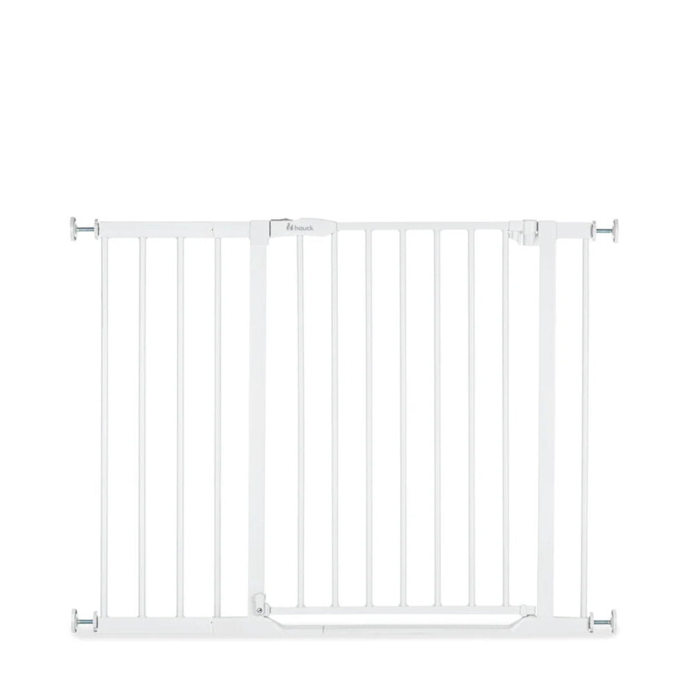 Hauck Treppenschutzgitter Kinderschutzgitter Clear Step 2 Metall Weiß 96-101 cm - 4007923597552
