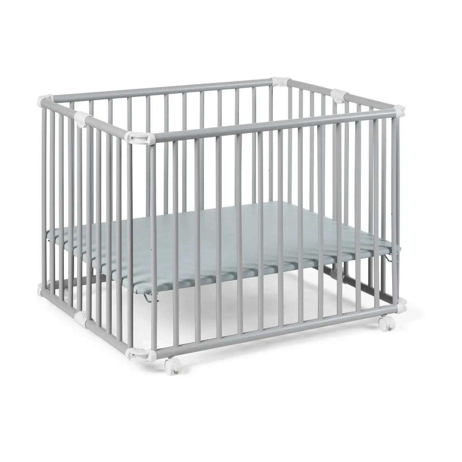 B-Ware Geuther Lucilee Laufgitter Spielgitter Kinder Laufstall Weiß 90x97 Cm Buchenholz - 4010221089636