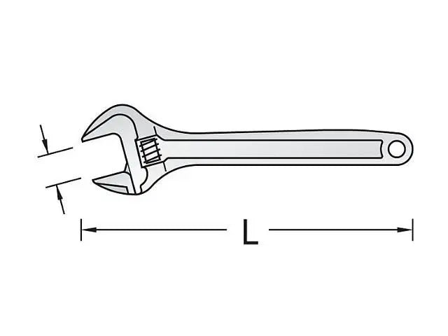 B-Ware Gedore Einmaul Schlüssel Maulschlüssel Sw 25 Chrom Vanadium Stahl Verchromt - 4010886638101