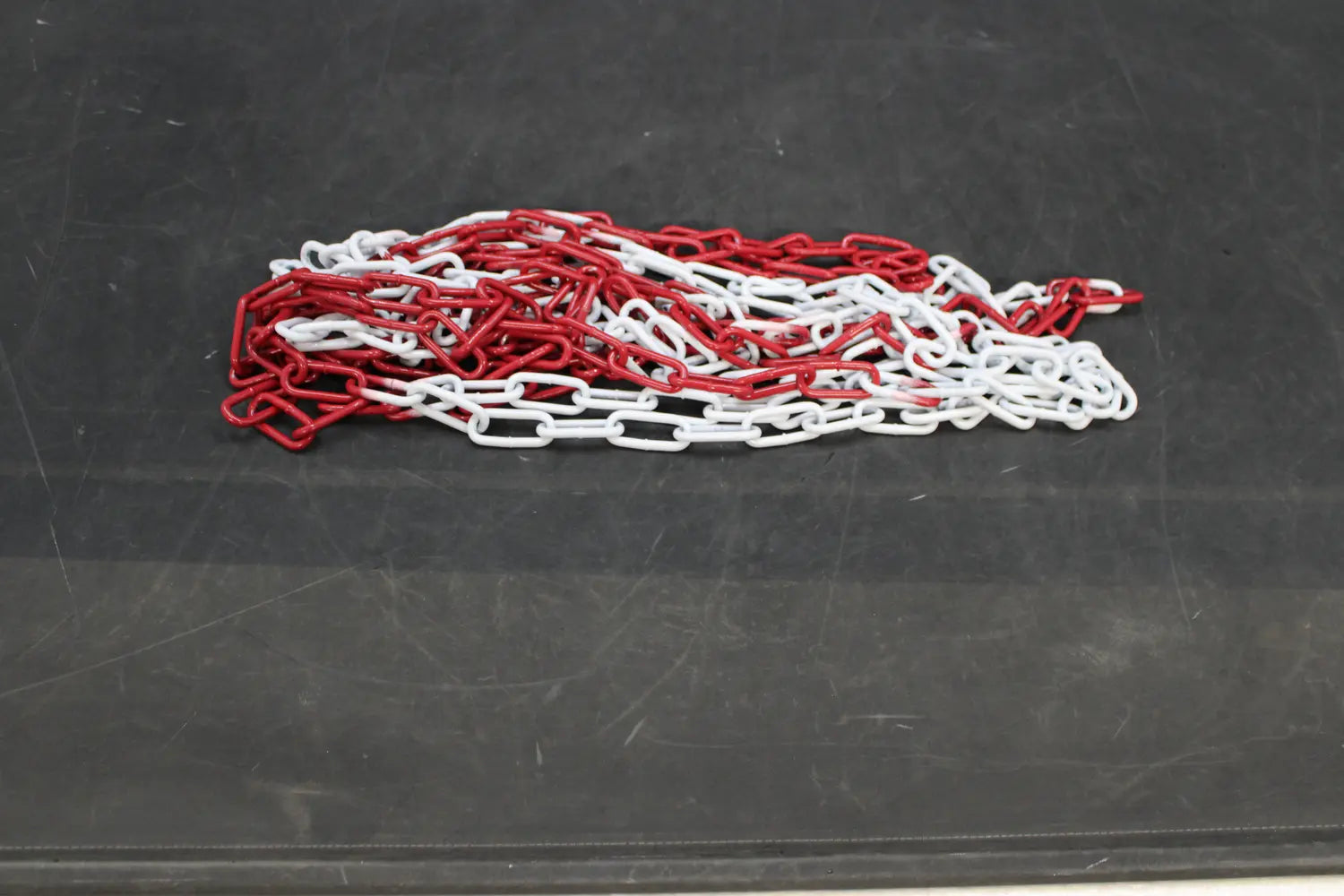 B-Ware Pösamo Absperrkette Schweißkette Kette Din 5685 Langglied Rot Weiß Lackiert 10m - 4011645008180