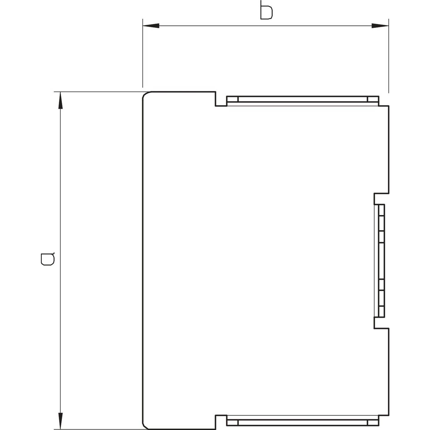 B-Ware Obo Bettermann Endstück Abschlussstück Kabelkanal 80 Mm X 80 Mm 6 Stück - 4012195699064