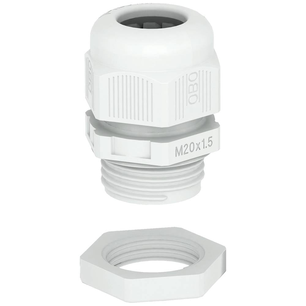 B-Ware Obo Bettermann 5 St Kabelverschraubung V Tec Vm50+ Lgr 1.5 Mm Pa Lichtgrau - 4012195865162