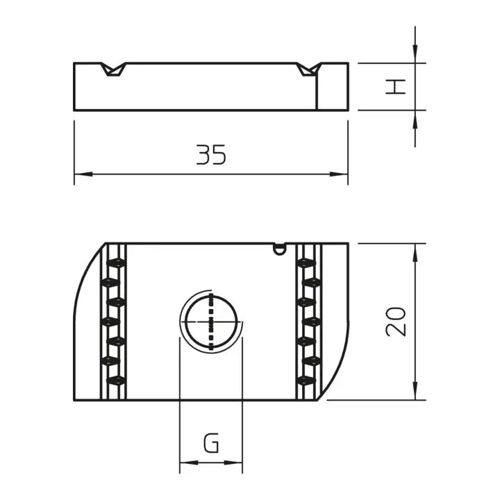 B-Ware Obo Bettermann Gleitmutter Montagemutter Profilschiene Ms41 Sn M12 Zl 50 Stück - 4012196489886