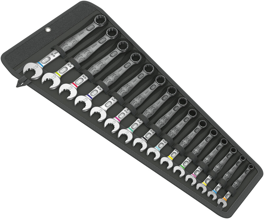 Wera 6003 Joker 15 Set 1 Ringmaulschlüssel Satz Maulschlüssel Werkzeug 15 Teilig B-Ware - 4013288222657