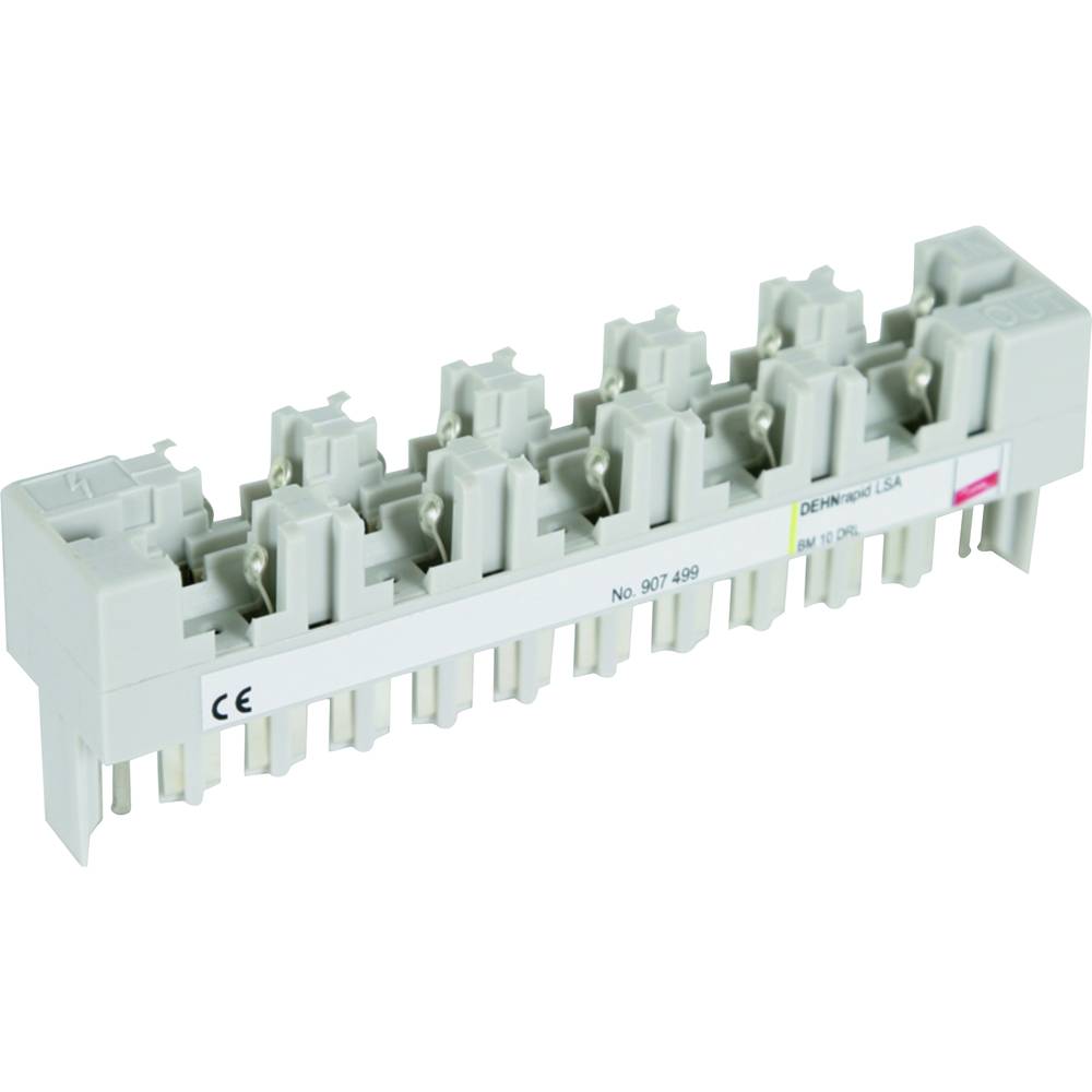 DEHN Blockmagazin Steckmagazin Gasentladung Magazin Grau Erdung Montagebügel - 4013364107533