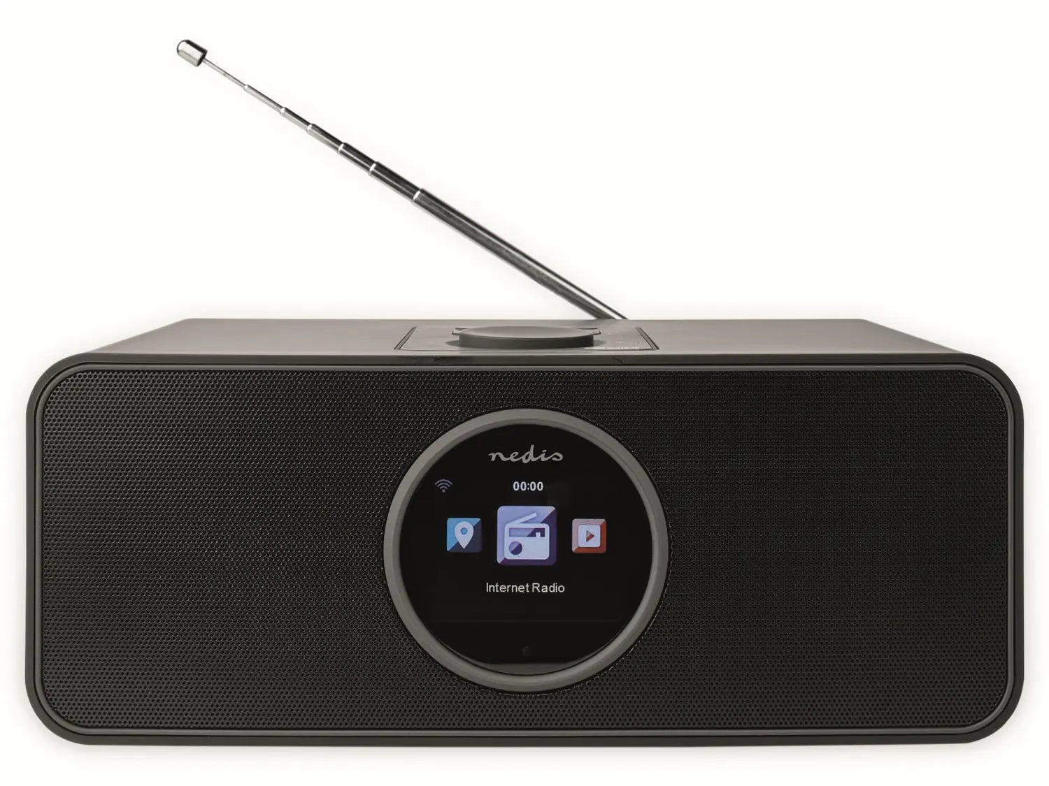 Nedis Internetradio Radiogerät Wlan Radio Fm Bluetooth 42 W Schwarz B-Ware - 4013833039198