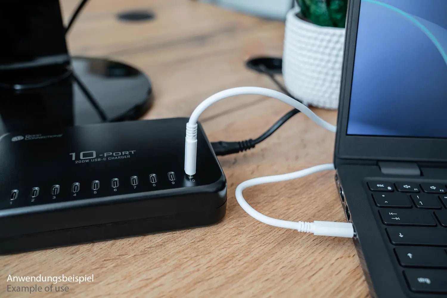 B-Ware Good Connections Usb Ladegerät Ladestation Netzteil Schnellladestation Schwarz - 4014619881277