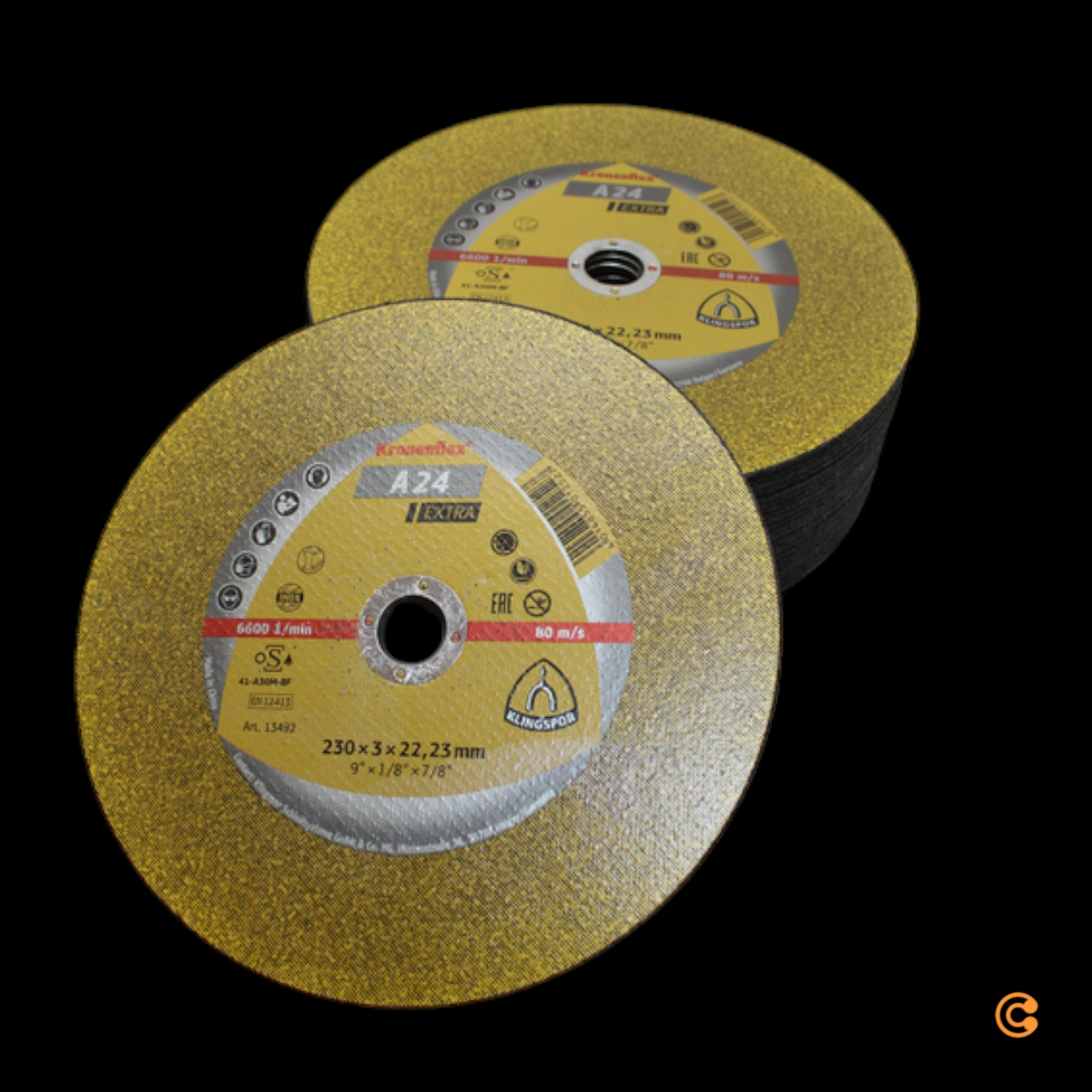 Klingspor Trennscheiben Schneidscheiben A 24 Ex 230 X 3 X 22 23 Mm 25 Stk  B-Ware - 4014855012527