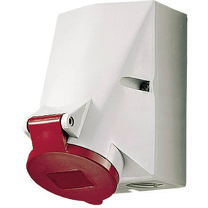 B-Ware Mennekes Wandsteckdose Steckdose Cee Dose Weiß Ip44 Uhrzeitstellung 6h 400 V