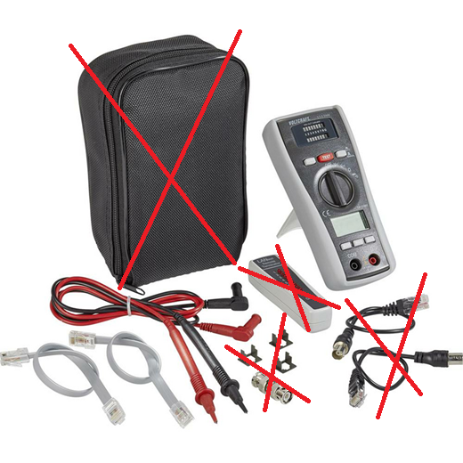 Voltcraft Ct 3 Dmm Multimeter Mit Kabeltester Kabel Prüfgerät Siehe Text/Foto C-Ware - 4016138522457