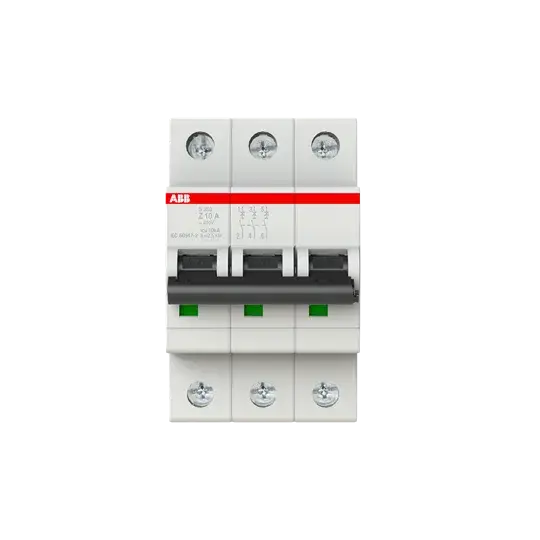 B-Ware Abb Leitungsschutzschalter Sicherungsautomat Ls Schalter S203 Z10 10 A 400 V 3 Pol - 4016779609487