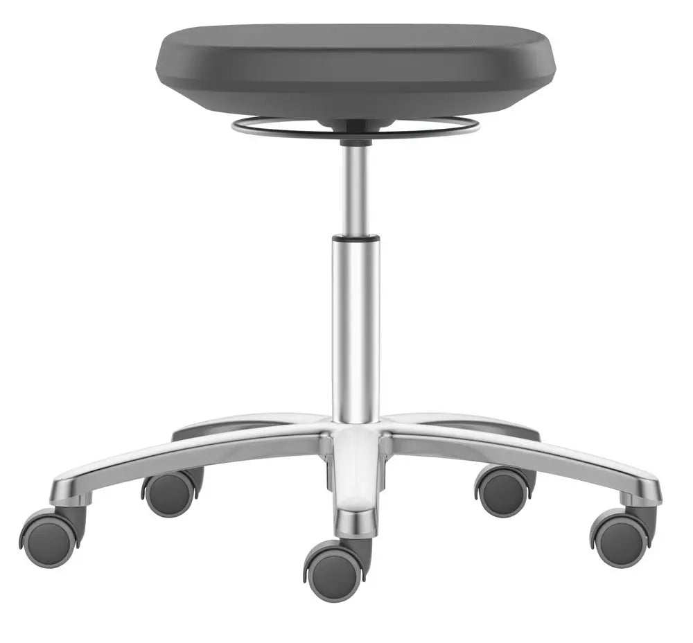 B-Ware Interstuhl Drehhocker Hocker Gaslift Sitzfläche Integralschaum Schwarz 450 650mm - 4016849596761