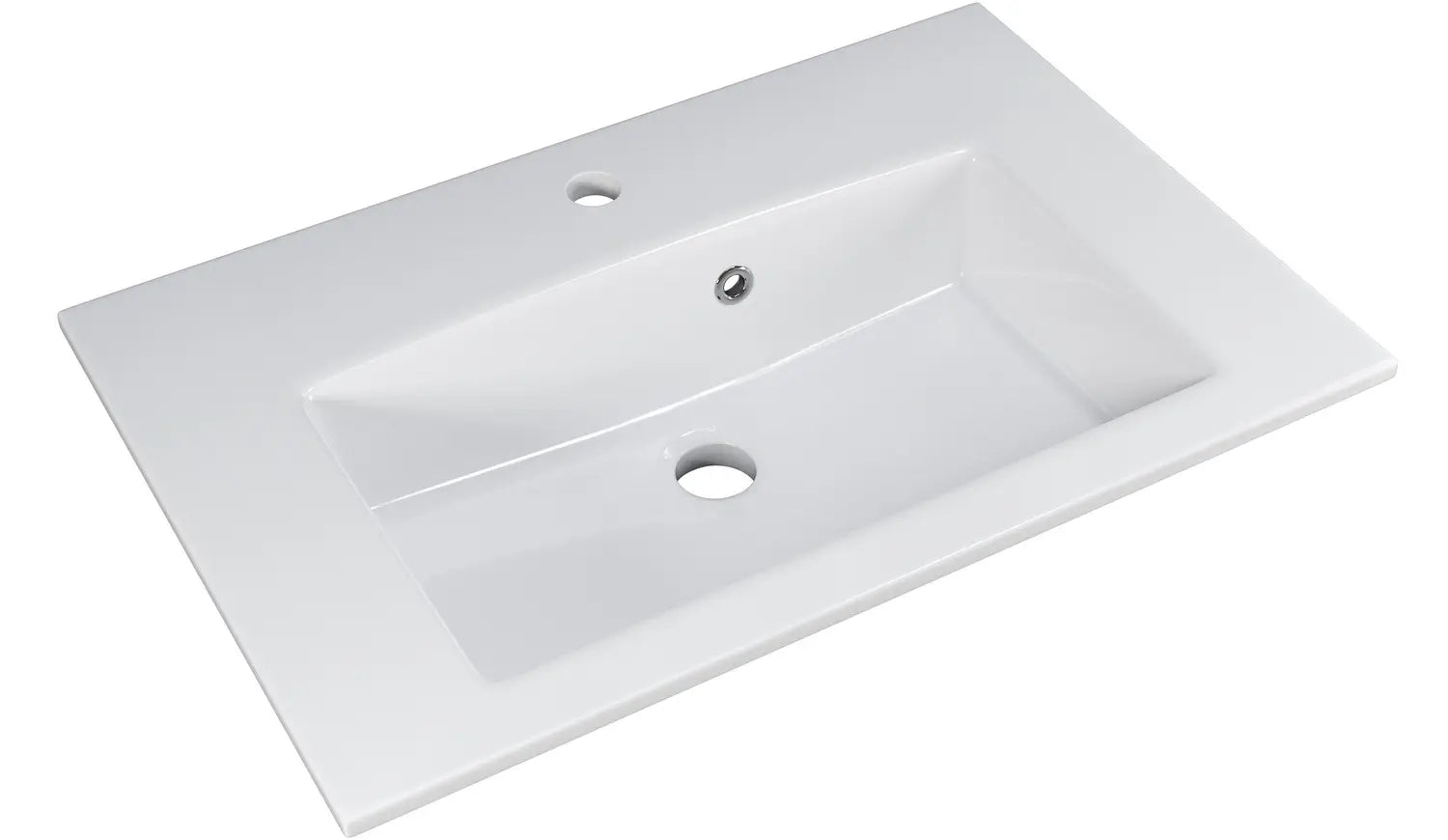 B-Ware Saphir Badmöbel Set Waschtisch Unterschrank Spiegelschrank Led Riviera Eiche - 4017026107633