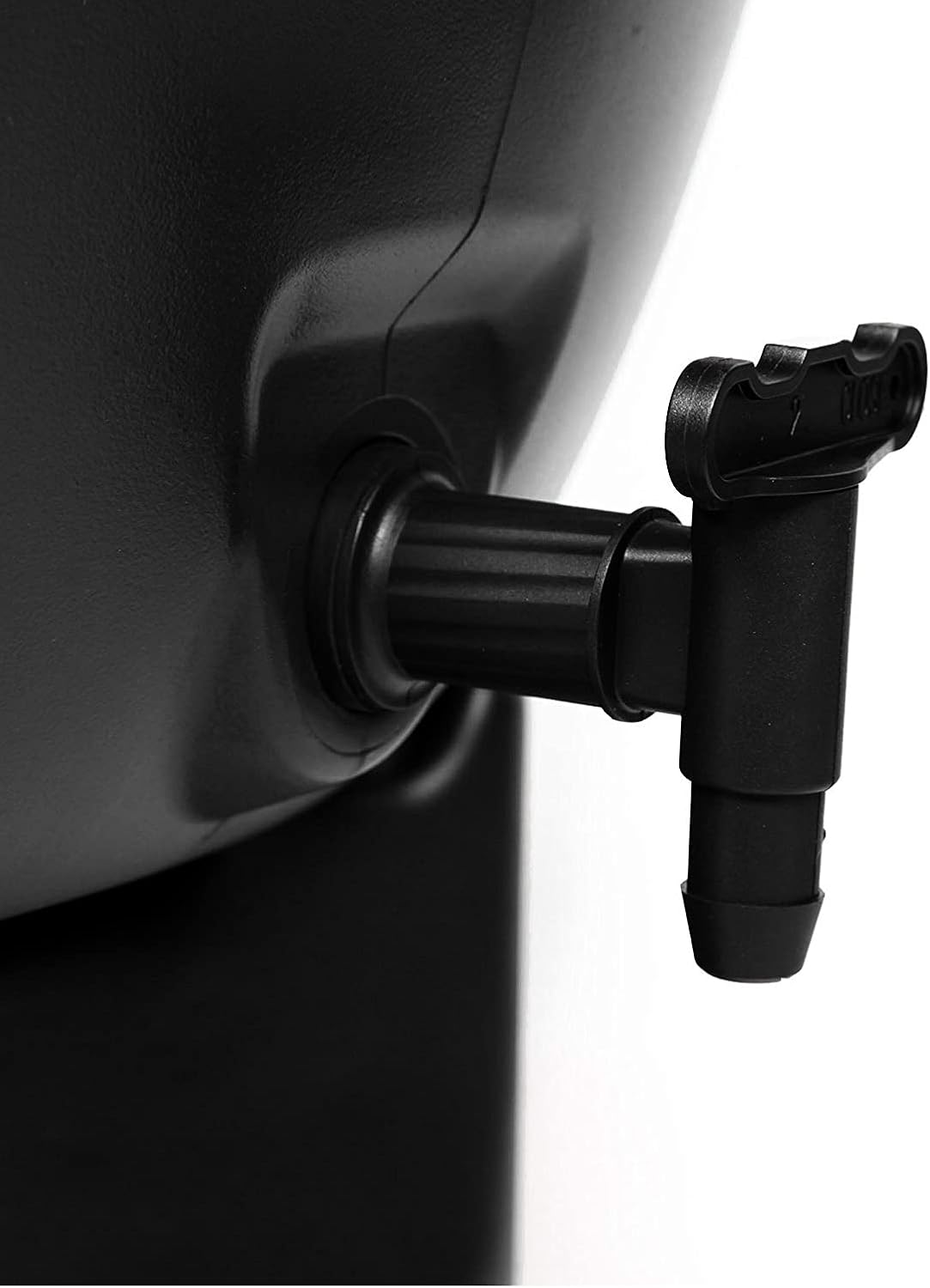 Kreher Regensammler Wassertonne Regentonne 100 L Standfuß Füllautomat Schwarz B-Ware - 4017787899488