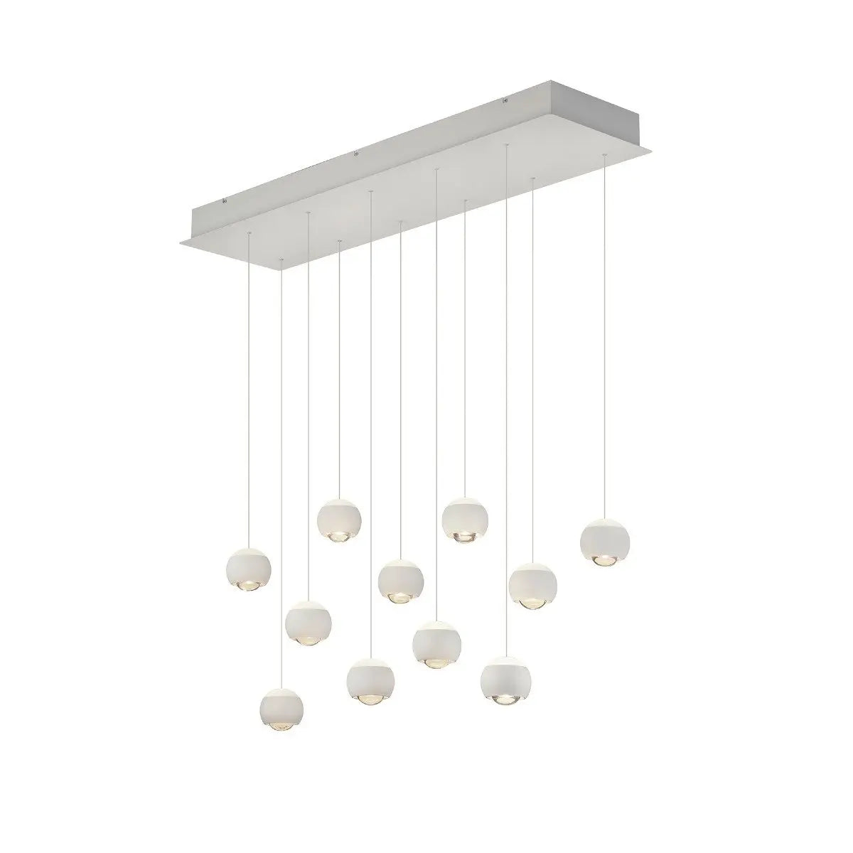 B-Ware Musterring Pendelleuchte Hängelampe Cannon Deckenleuchte Weiß Mit Fernbedienung - 4017807621624