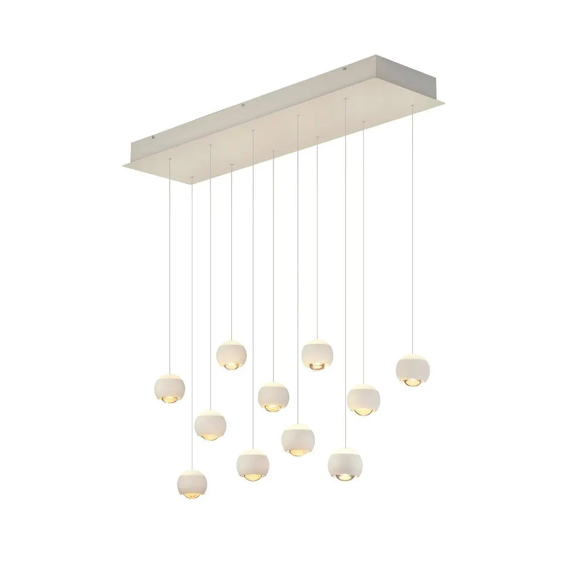 B-Ware Musterring Pendelleuchte Hängelampe Cannon Deckenleuchte Weiß Mit Fernbedienung - 4017807621624