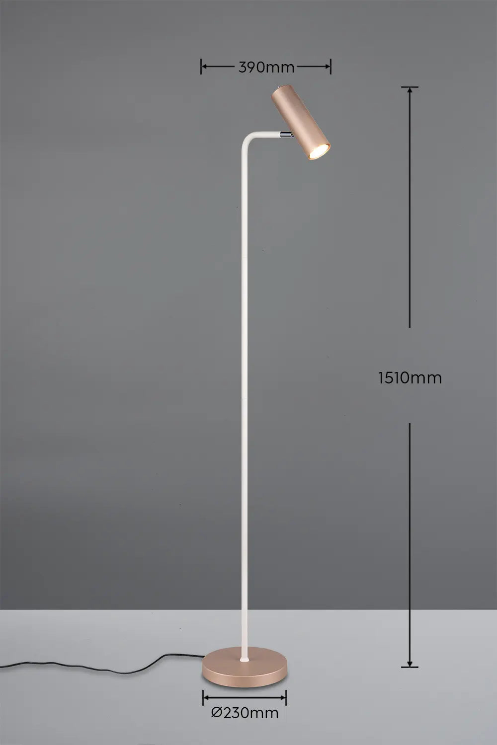 B-Ware Trio Stehleuchte Stehlampe Marley Gu10 Leuchte Coffee Innenbereich Wohnzimmer  - 4017807633993