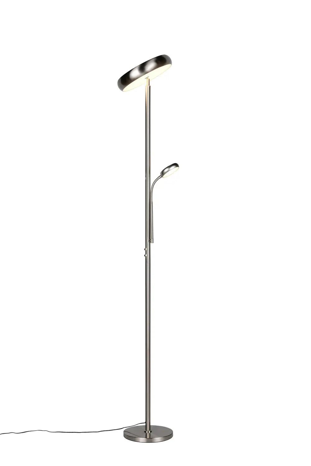 B-Ware Reality R45741107 Palermo Led Stehleuchte 5 W ⌀28cm Dimmbar Nickel Matt Cct Einst - 4017807641370