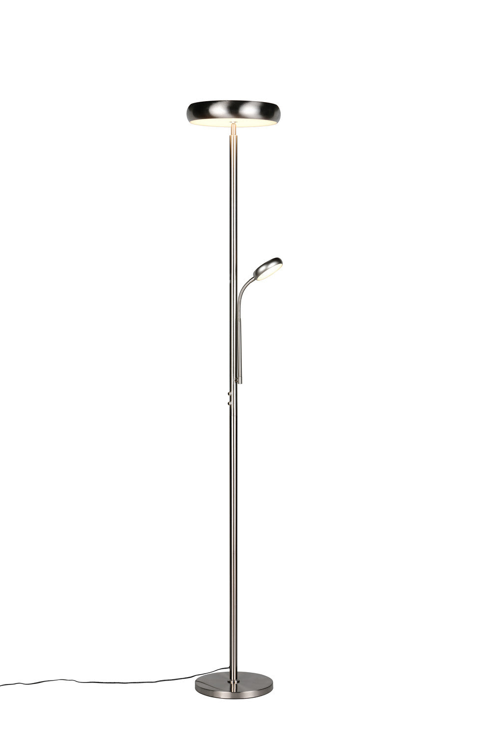 Reality R45741107 Palermo LED Stehleuchte 5W ⌀28cm dimmbar Nickel Matt CCT einst - 4017807641370