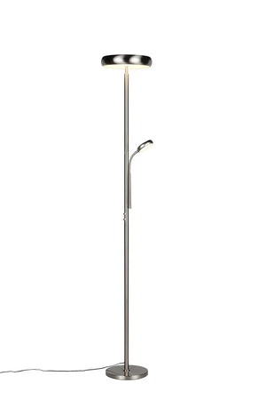 B-Ware Reality R45741107 Palermo Led Stehleuchte 5 W ⌀28cm Dimmbar Nickel Matt Cct Einst