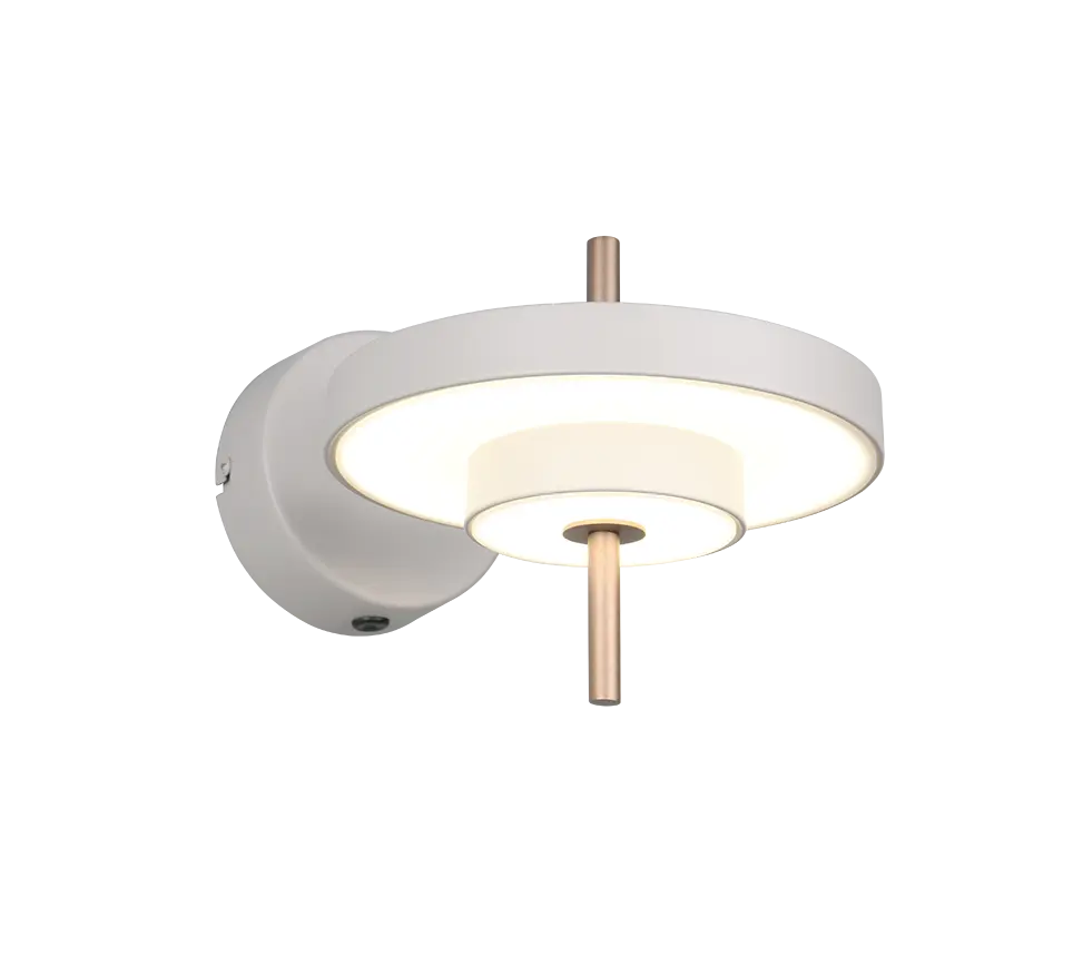 B-Ware Trio Wandleuchte Wandlampe Led Keaton Metall Warm Grey Schalter Fle Xconnect - 4017807655773